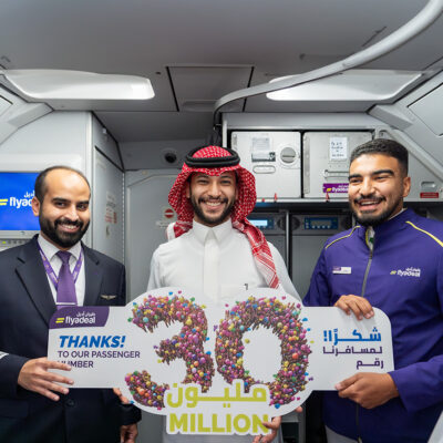 Flyadeal flew its 30 millionth passenger